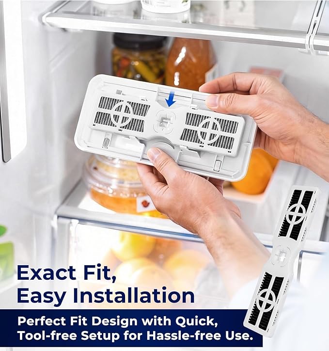 4 PACK Refrigerator Air Filter Replacement of AF-2 RAF-2 Compatible with Frigi-daire FRGPAAF2 PureAir and Elec-trolux ELXPAAF2, Replace for FRFC2323AS FRFC232LAF FRFC233LAF FRFN2823AS Fridge