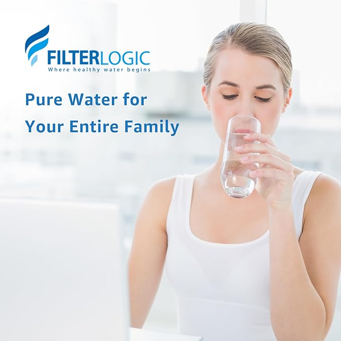 Filterlogic FF08 Faucet Water Filter Replacement, Compatible with All PUR® PLUS Water Filter Replacement RF9999®, NSF 42 Certified, 18-Month, 1800-Gallon, 6 Pack