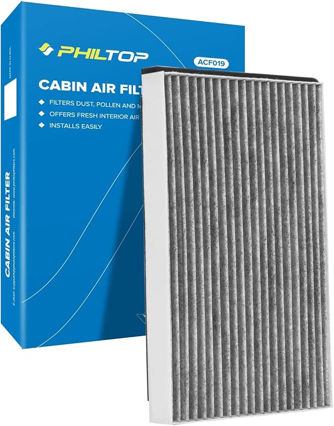 PHILTOP HEPA Cabin Air Filter w/Activated Carbon, Compatible with CF8392A Chevrolet Impala, Impala Limited, Monte Carlo, Buick LaCrosse, Century, Regal, Pontiac Grand Prix, Oldsmobile Intrigue