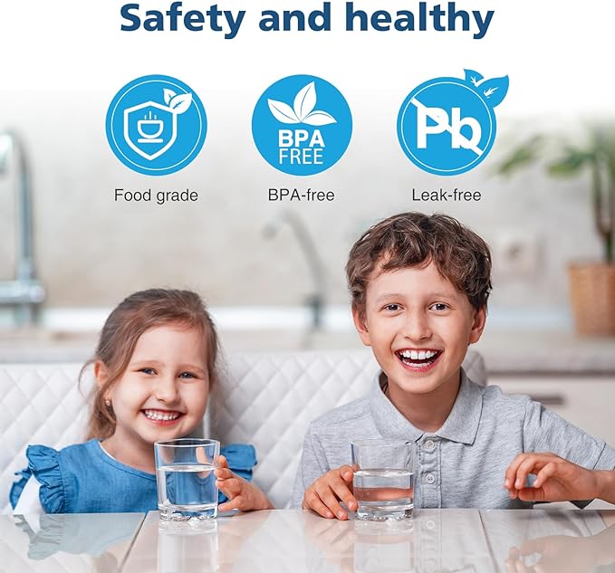 2-pack Faucets Filter Cartridge Replacement, Compatible with Brita® Faucet Water Filtration System, Brita® 36311, 36313, FR-200, FF-100