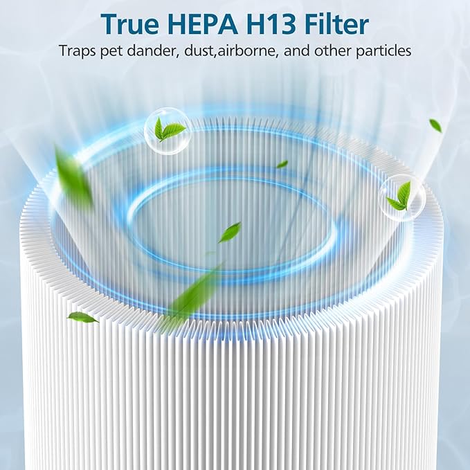 2 Pack Mini Max Replacement Filter, FMINI Filter Compatible with BLUEAIR Blue Pure Mini Max Air Purifier, Ture HEPA + Activated Filter
