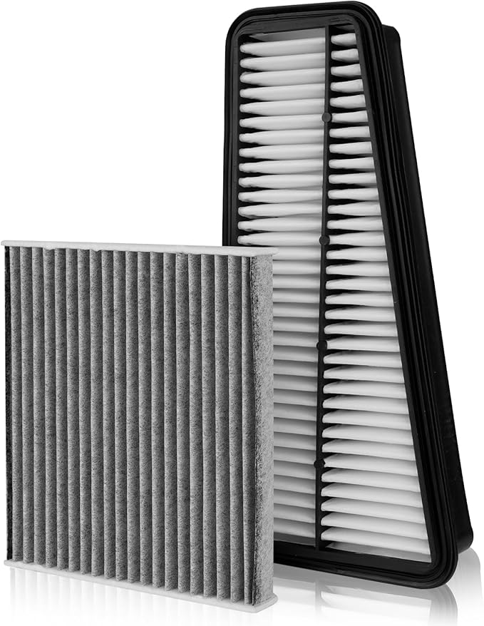 Cabin & Engine Air Filter Fit for Toyota Tundra 2007-2010 4.0L V6 Activated Carbon Cabin Filter Replace#CF10285 CA9683 Car Accessories