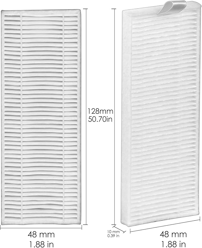 (8 Pieces) HEPA filter compatible with Lefant M210 M213 M210S M210B M213S, OKP Life K2 K3 K3A K4 K5, Sweeper Robot Vacuum Cleaner Filter Replacement Parts