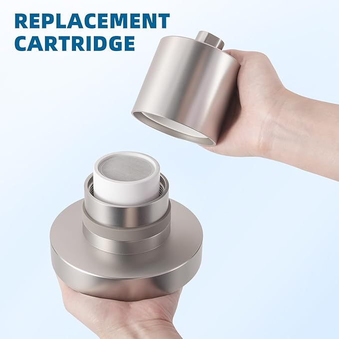 Shower Filter Replacement Cartridge for JOLIE Shower Head Filter - KDF - 2 Packs