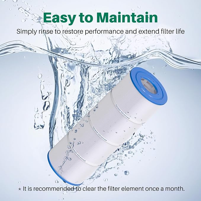 PA81 Pool Filter Replaces Hayward C580E, CX580XRE, Ultral-A3, Unicel C-7483, Hayward SwimClear C3020, C3025, C3030, Filbur FC-1225, FC-6425,4 X 81 sq. ft. Filter Cartridge,L x OD: 19 5/8"x 7"4 Pack