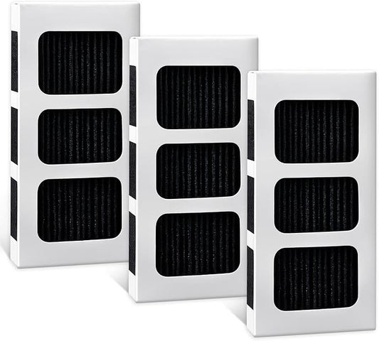 KEEPOW Paultra2 Refrigerator Air Filter Compatible with Frigidaire Pureair Ultra 2, Pure Air Ultra 2, Pureair Ultra ii, Electrolux 242047805, 5303918847, EAP12364179 (3 Pack)