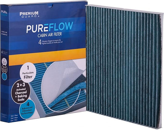 PureFlow Cabin Air Filter PC4013X | Fits 2010-2017 Chevrolet Equinox, 2011-2015 Hyundai Sonata, 2010-2017 GMC Terrain, 2011-2015 Kia Optima, 2013-2018 Hyundai Santa Fe Sport