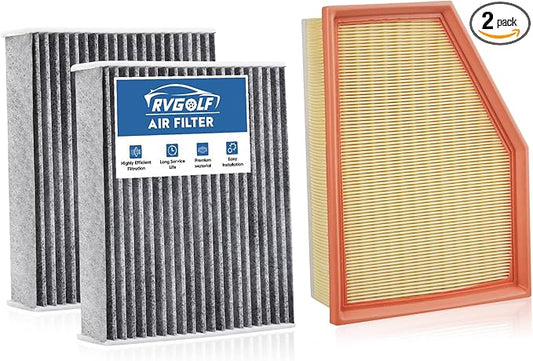 1*Engine Air Filter+2*Cabin Air Filters Fit for 2019-2023 X5/X6/X7 3.0L Only, 2017-2023 530i, 530e, 540i, 740i, 530i xDrive, 540i xDrive, (2.0L/3.0L) (NOT FOR 4.4L V8) 64115a1bdb6 13718691835