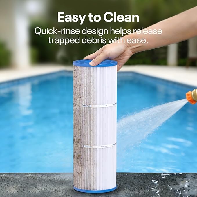 POOLPURE C-5374 Spa Filter Replaces Unicel C-5374, Pleatco PLBS75, Filbur FC-2971, 107092, R173600, 303433, 817-0015, Leisure Bay S2/GS Spa 75 sq.ft Hot Tub Filter Cartridge, 1pack