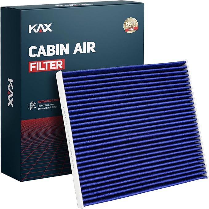 KAX Premium HEPA Cabin Air Filter with Dual Active Carbon, CF10371 Replacement for Cadillac CTS 2003-2015, STS 2005-2011, SRX 2004-2009