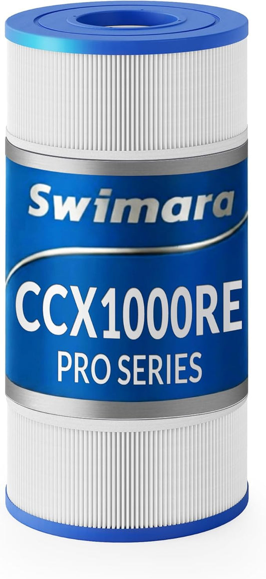 Pro Series Pool Filter Cartridge, 3oz Trilobal Fabric, Replacement for Hayward CCX1000RE PXST100 Unicel C-8311 Filbur FC-1285, Compatible with X-Stream CC1000, 100 Sq. Ft.