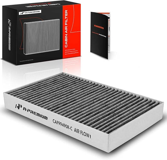 A-Premium Cabin Air Filter with Activated Carbon Compatible with Tesla S 2012 2013 2014 2015 2016, Replace# 103512500A