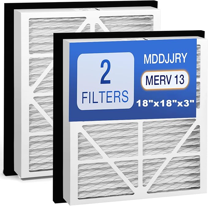 2Pack 18x18x3 MERV13 air Filter Pleated Whole House Return Grille Filter Replacements are perfectly compatible with the Zephyr VGF Series 18x18x3 Whole House Return Grille Filter
