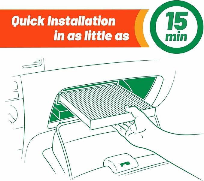 FRAM Fresh Breeze Cabin Air Filter with Arm & Hammer Baking Soda, CF11663 for Select Buick, Chevrolet, GMC and Saturn Vehicles, white