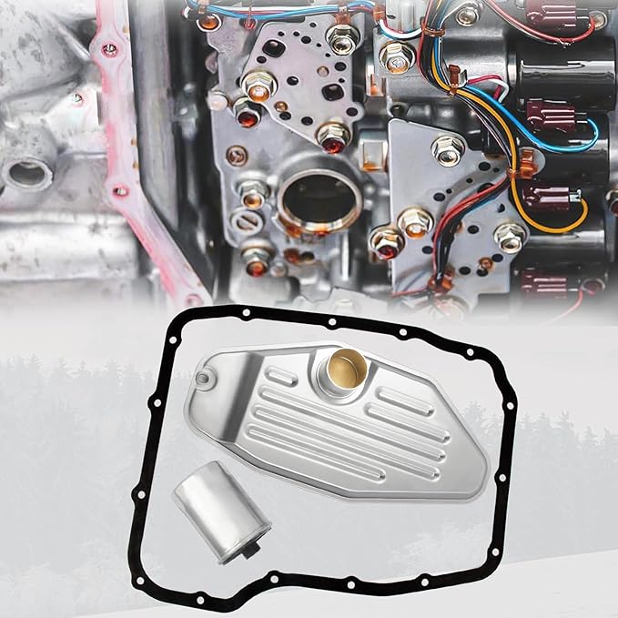 545RFE Transmission Filter Oil Pan Gasket Kit Compatible with Ram, Jeep, Dodge & Chrysler, Grand Cherokee, Liberty, Ram 1500 2500 3500, Durango, Dakota, Aspen, Replaces OE# 4799507, 4799662