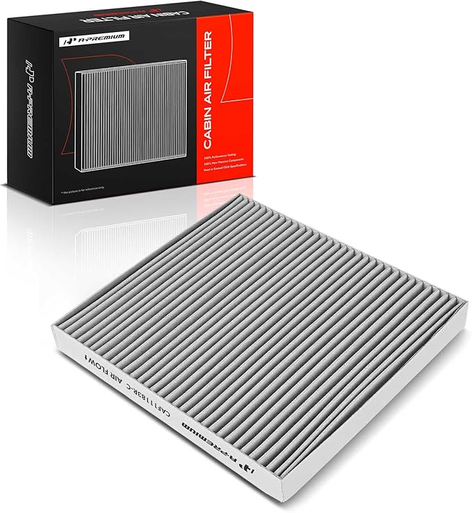 A-Premium Cabin Air Filter with Activated Carbon Compatible with Jeep Grand Cherokee 2011-2014/2016-2017/2019-2021, Grand Cherokee WK 2022-2022 & Dodge Durango 2011-2022, Replace# 68079487AA