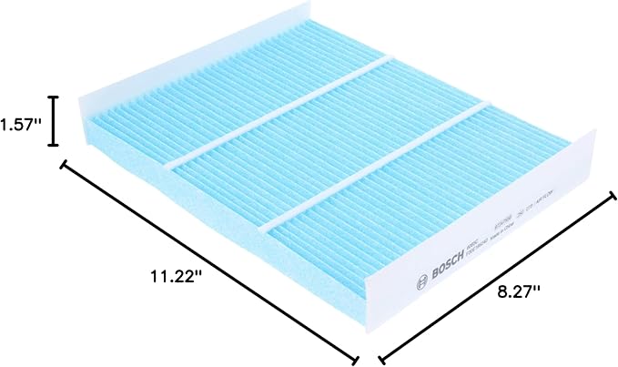 BOSCH 6065C HEPA Cabin Air Filter - Compatible with Select Ford Fusion; Lincoln MKZ; Mercury Milan