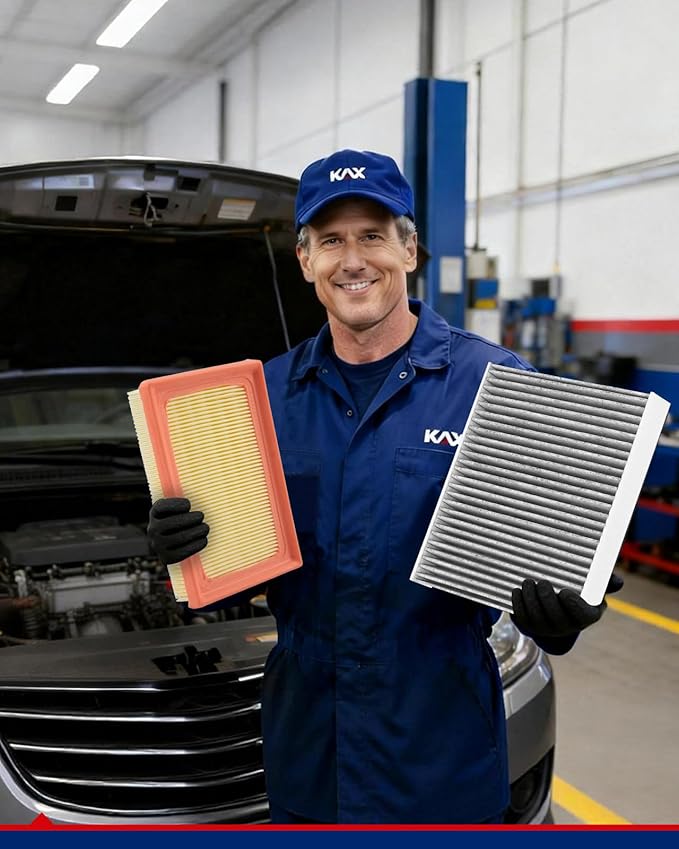 KAX Engine & Cabin Air Filter Kit, Replacement for Toyota Prius 2016-2022 (From 11/2015), Corolla 2020-2026 1.8L(Hybrid Models), Prius Prime 2017-2022, Prius AWD-e 2019-2022, Replace# CA11426 CF12157