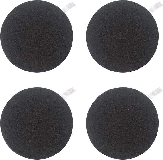Replacement Filter Compatible with Bissell Powerlifter/CleanView Swivel Rewind Pet Vacuum,Fits Models 2492,2252,2253,2254,22543,2259,2255,2256,2258,2260,1792 Part # 1608225 (Black-4 Pack)