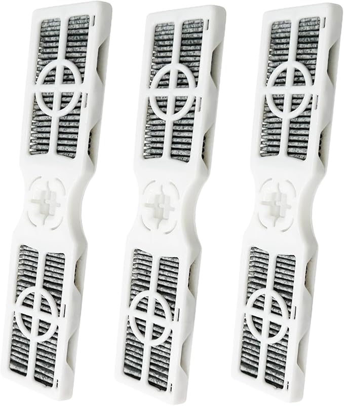 3 Pcs Refrigerator Air Filter Replacement Fit for Frigidaire GRFN2853AF0, GRFN2853AF1, GRFN2853AF3, GRFS2853AD, GRFS2853AD0, GRFS2853AD1, GRFS2853AD2, GRFS2853AD3, GRFS2853AF, GRFS2853AF0, GRMC2255AF
