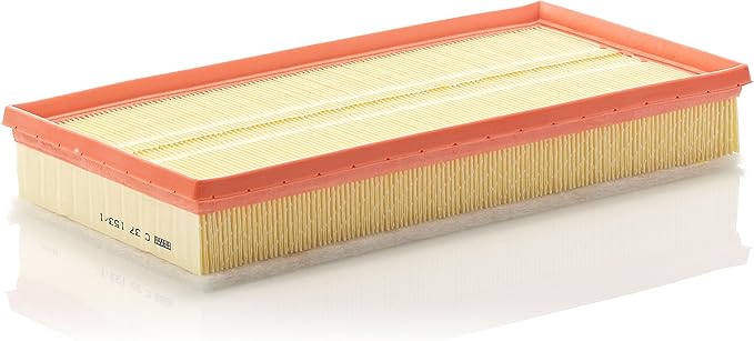 Mann Filter C 37 153/1 Engine Air Filter Replacement With Prefilter Compatible With Audi TT Coupe & Roadster (2003-2006), VW Volkswagen Jetta (2002-2004), Beetle (2007-2011)