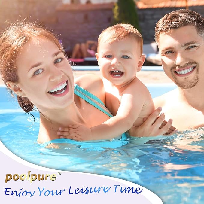 POOLPURE Antimicrobia PRB25-IN-M Spa Filter Replaces Unicel C-4326RA, Filbur FC-2375M, 3005845, 17-2327, 100586, 33521, 25392, 817-2500, 5X13 Drop in Spa Filter 2 Pack