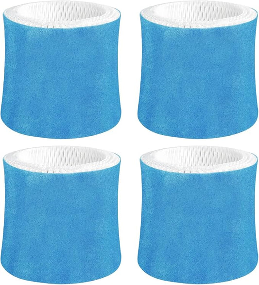 Humidifier Wicking Filter Replacement 2.0 Compatible with Canopy Bedside and Nursery Humidifier 2.0, Wood Pulp & Paper Filter, 4 Pack (Blue)