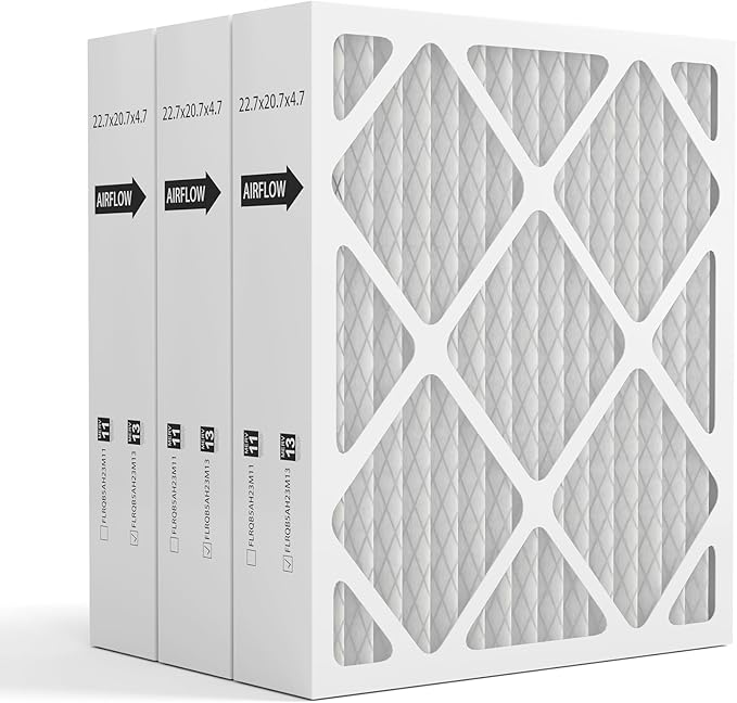 FLRQB5AH23M11 22.7x20.7x4.7 Air Filter Merv 13, Compatible with trane and envirowise Air Filter, for HVAC Systems and Home Air Conditioning, 3Pack
