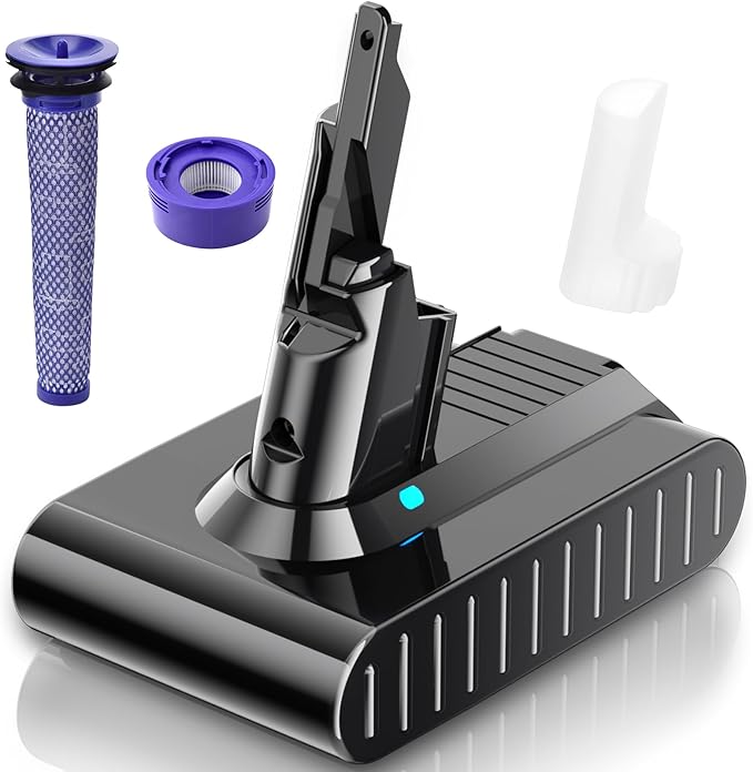 Bonacell Upgarded 7.0Ah Li-ion Replacement for Dyson V7 Battery 21.6V Compatible with SV11 V7 Animal/Motorhead/Trigger, Absolute Handheld Vacuum Cleaners 229687 225403 Cordless Vacuum
