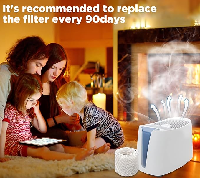 Freeboy WF2 Humidifier Filter Replacement for Vicks WF2 Kaz Vicks V3100 V3500 V3500N V3600 V3800 V3850 V3900 VEV320 Honeywell HCM-300T HCM-315T HCM-350 Sunbeam 1118 Series Humidifier Filters-4 Pack