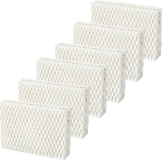 WF813 Humidifier Filter Replacement, High-Density Wick Filters Compatible with Equate EQWF813, Relion RCM832/RCM-832N, ProCare PCWF813, EQ-2119-UL, PCCM-832N Cool Mist Humidifiers (6-Pack)