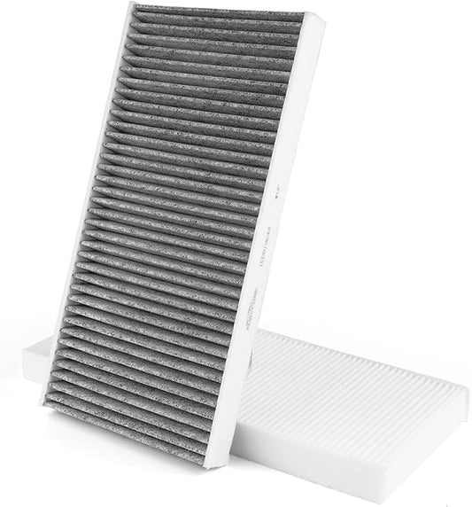 2-Pack HEPA Cabin Air Filter Fits for Volkswagen ID.4 2021-2026,Audi Q4 e-tron 2022-2025,2025 Volkswagen ID. Buzz Activated Carbon Cabin Filter Replacement 1ED819644 1ED819653 VF4003 Car Accessories