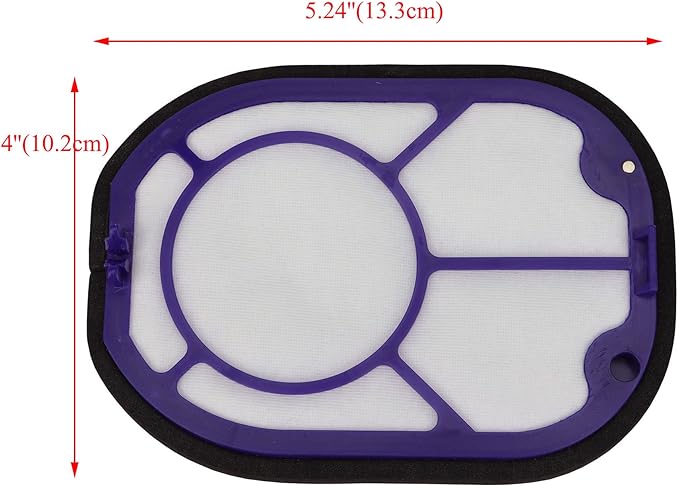 LGEGE Pre Filter Pad Cover 2 Pcs Set Compatible with Dyson DC16 Vacuum Cleaners, Washable ReplacementAccessories for DC16 Hand-held Vacuums