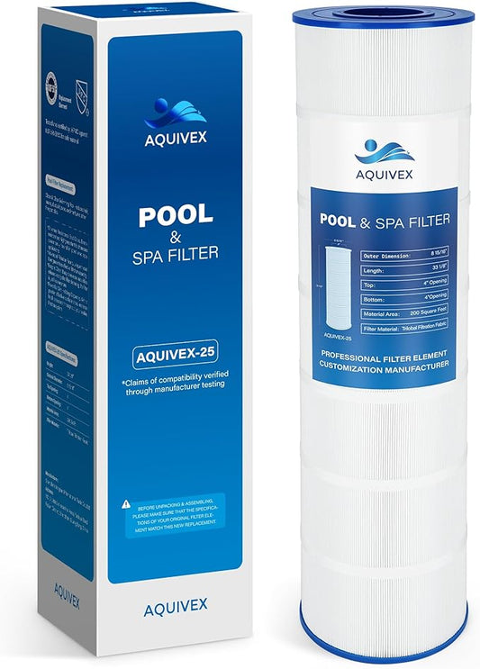 CS200 Jandy Pool Filter Cartridge, Compatible with Jandy CS200, R0462400, Pleatco PJANCS200, Ultral-B9, Filbur FC‑0823, Unicel C-8418, 1 Pack
