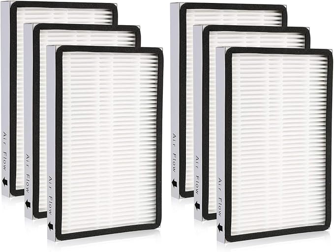 6-Pack 86889 Filters for Sears Kenmore EF-1 Vacuums & Panasonic Uprights Vacuum Cleaner For Kenmore Canister and Upright Vacuum Cleaner Part # 86889, 20-86889, 53295, 40324