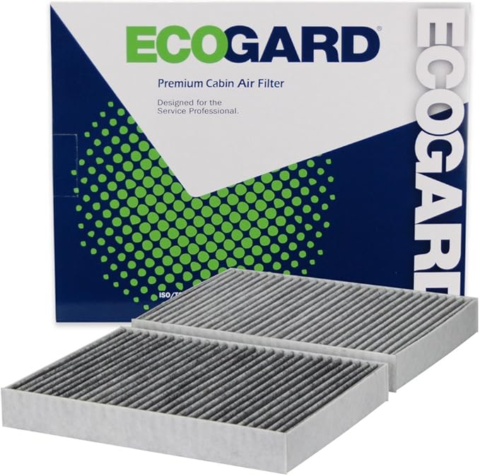 ECOGARD XC10642C Premium Cabin Air Filter with Activated Carbon Fits 2019-2025 BMW X5, X7, X6, M850i xDrive, 2020-2025 M8, M850i xDrive Gran Coupe, 2023-2025 XM, 2020-2025 840i xDrive