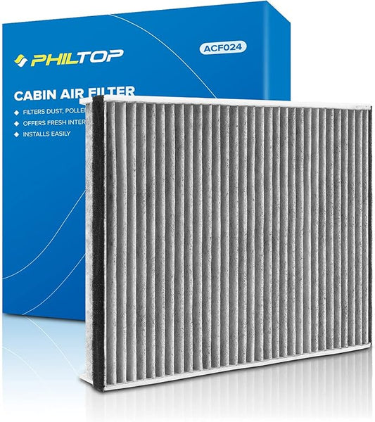 PHILTOP HEPA Cabin Air Filter w/Activated Carbon, Compatible with CF11920 Ford Escape 2013-2019, Focus 2012-2018, Transit Connect 2014-2023, C-Max 2013-2018, GT 2017-2022, Lincoln MKC 2015-2019