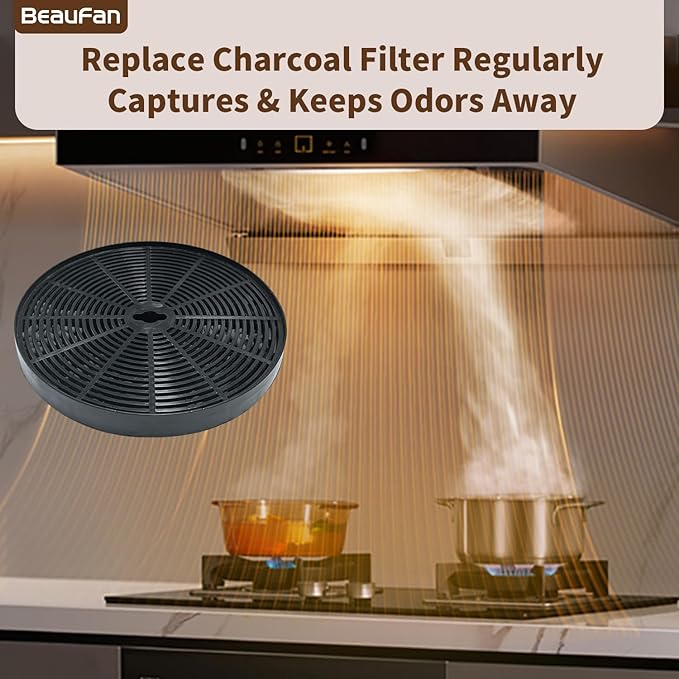 4 Pack Range Hood Filter Compatible with Hauslane Models IN-R100SS-30, WM-530SS-30, WM-530SS-36, WM-538SS-30, WM-538SS-36, WM-590SS-30, WM-630SS-30, WM-630SS-36, CFI001, CFI007