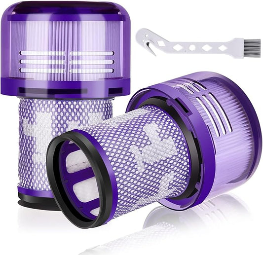 2 Pack Filter Replacement for Dyson V12 Detect Slim, V12 Slim, SV30, SV34, SV35 Cordless Vacuum, Compare to Part 971517-01（NOT for SV12 & V15 Vacuum）