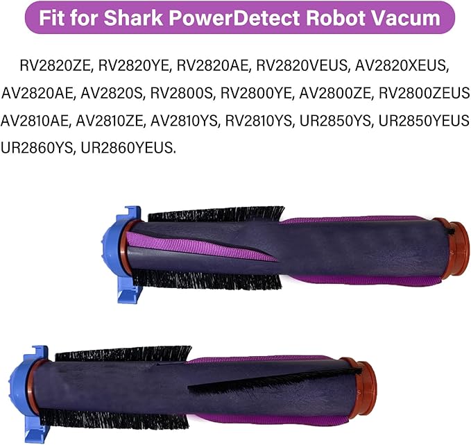 Main Roller Brush for Shark RV2820ZE RV2820YE RV2820AE AV2820AE AV2820S AV2800ZE RV2800S RV2800YE AV2810AE AV2810ZE RV2810YS UR2850YS UR2860YS Robotic Vacuum Cleaner Replacement Accessories Parts
