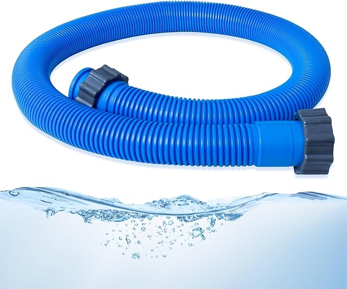 29060E Pool Pump Replacement Hoses for Intexx Pool Accessory Hose-1.5" Diameter 59" Long Pool Pump Hose Replacement，Fit for 1,500 Higher GPH Filter Pumps Saltwater Systems Sand Filters (2 pcs blue)