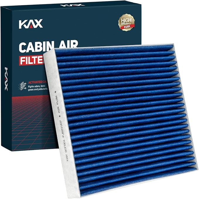 KAX Premium HEPA Cabin Air Filter with Dual Active Carbon, CF10285 Replacement for Camry, Corolla, Highlander, Tundra, RAV4, 4Runner, Sienna, RX350 Cabin Filter, Strong Adsorption Cabin Filter