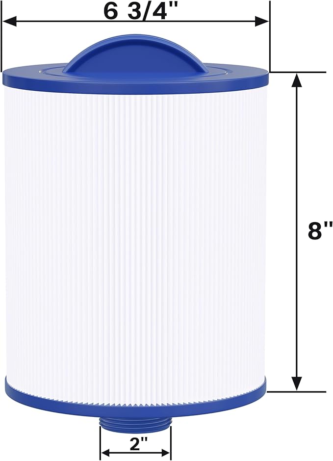 Spa Filter Compatible with 6CH-502, FC-0311, PAS502SV, PAS502SV-M, Baleen AK-90161, Magnum AR50, Master Deluxe M60506, Tidal Fit Swim 06-0006-12, 2 Pack