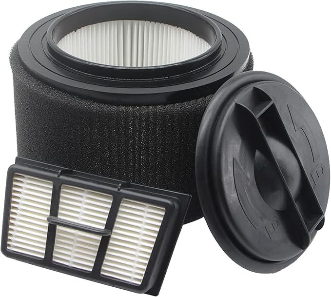 2 Pack VF408 HEPA Filter Replacement for Vacmaster VF408 4 Gallon Wet/Dry Vacuum Cleaner, Compare to Part# VF408 & VFHF