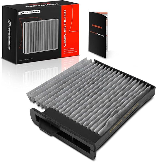 A-Premium Cabin Air Filter with Activated Carbon Compatible with Nissan Versa 2007-2013, 1.6L 1.8L, Replace# 27274ED000