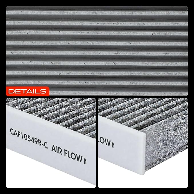 A-Premium Cabin Air Filter with Activated Carbon Compatible with Honda Fit & Scion FR-S & Subaru BRZ, WRX & Toyota 86, 2007-2023, 1.5L 2.0L 2.4L, Replace# 72880AJ010