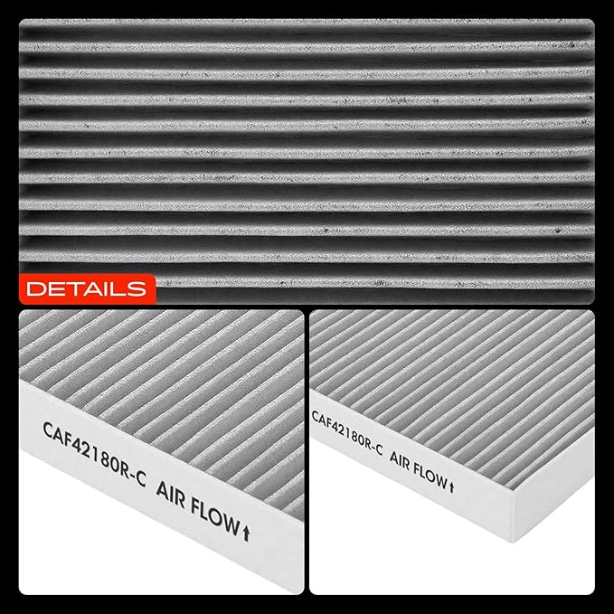 A-Premium 2-PC Cabin Air Filter with Activated Carbon Compatible with Mercedes-Benz S350, S400, S450, S550, S600, S63 AMG, S65 AMG, CL500, CL550, CL63 AMG, CL65 AMG, CLS63 AMG