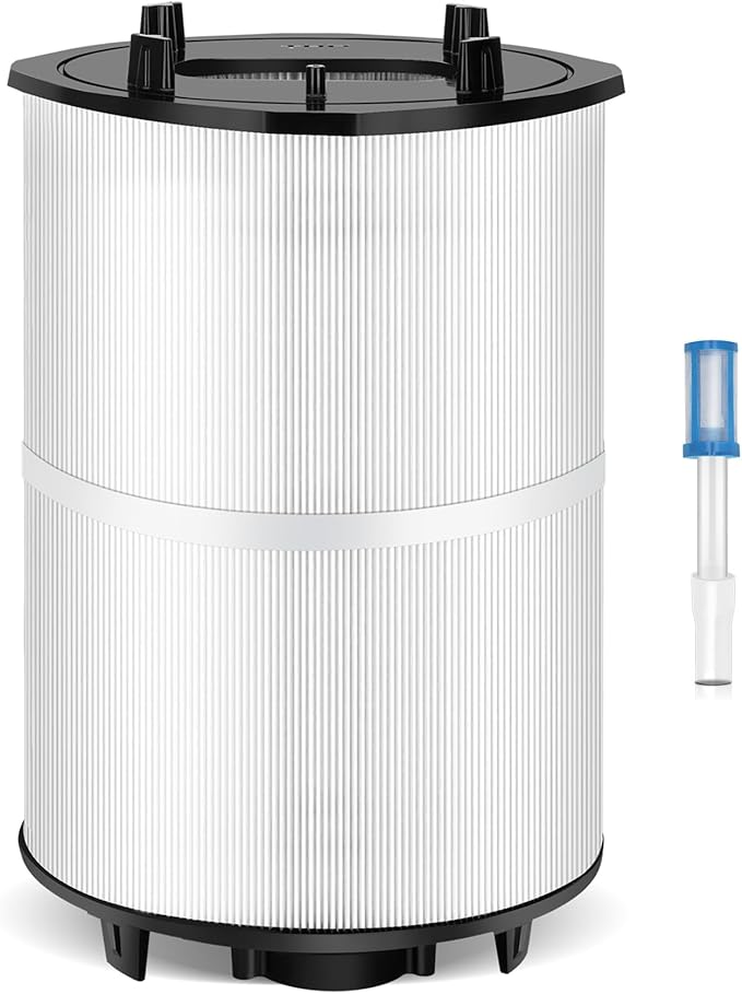 Miory 27002-0150S Pool Fliter Cartridges, Replacement for sta-rite 27002-0150S Pool and Spa D.E. Filter, Compatible with sta-rite PLM150 and System 2 Modular Media, with Air Bleed Assembly, 150 sq.ft