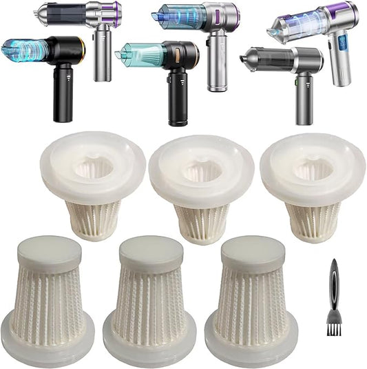 6 Pack Hepa Filters Compatible with AOHPEGN HL-151, Kdewere 151, HRYCF ST-6659Plus, Piwosa HL-121, NVKHG ST-6653Plus, CUGEFRE ST-6691Plus Cordless Vacuum.