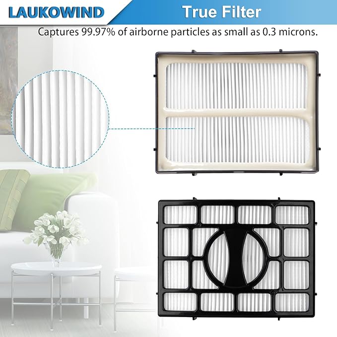 Replacement for Shark Navigator ZU560, ZU561, ZD201, ZU562, ZU572, UV650, ZU560C Filter, Zero-M Lift-Away Speed Upright Vacuum Part XFFK560, XHEPA560, 4 Foams and 4 Felt Filters and 2 Filter